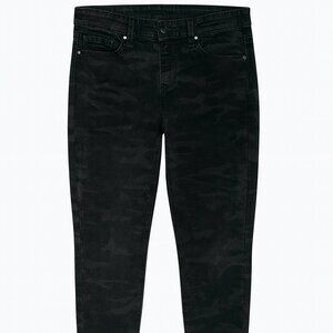 Social Standard by Sanctuary Black Camo Ankle Skinny Jeans Women’s Size 14 Stret